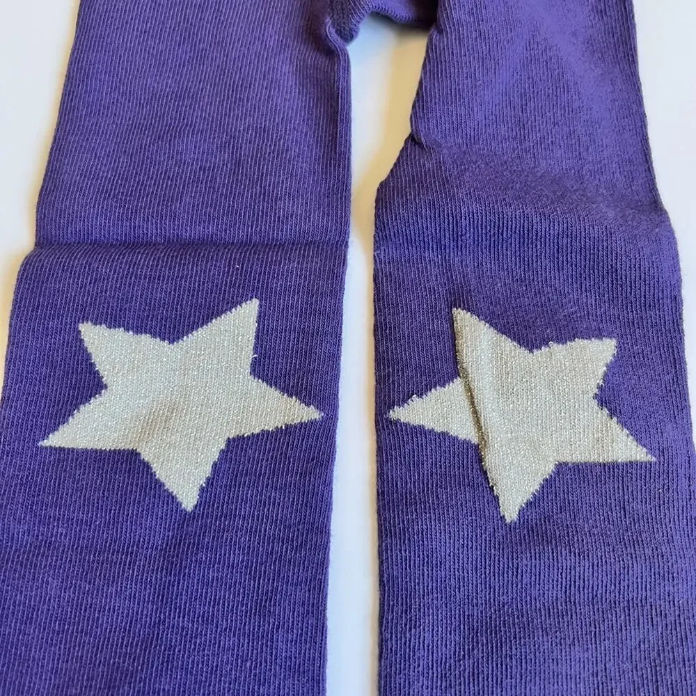 Mini Boden Purple Tights 2-3